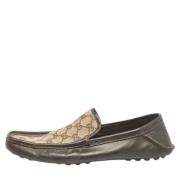 Pre-owned Canvas flats Gucci Vintage , Brown , Heren