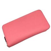 Pre-owned Leather wallets Hermès Vintage , Pink , Dames