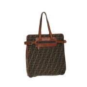 Pre-owned Canvas fendi-bags Fendi Vintage , Brown , Dames