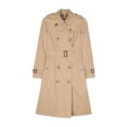 Beige Parka voor vrouwen Ss24 Burberry , Beige , Dames