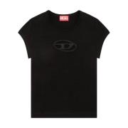 Angie T-Shirt Collectie Diesel , Black , Dames