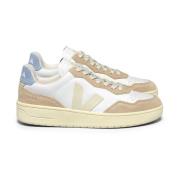 Aegean Project Leren Sneakers Veja , White , Dames