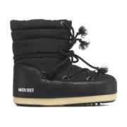 Zwarte enkellaarzen voor vrouwen Moon Boot , Black , Dames