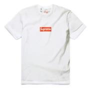 Witte Box Logo Tee MM6 Maison Margiela Supreme , White , Heren