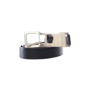 Pre-owned Leather belts Prada Vintage , Black , Dames