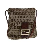 Pre-owned Canvas fendi-bags Fendi Vintage , Brown , Dames