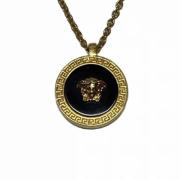 Pre-owned Metal necklaces Versace Pre-owned , Yellow , Dames