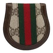 Pre-owned Canvas wallets Gucci Vintage , Brown , Dames