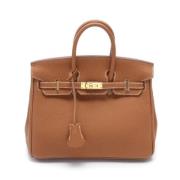 Pre-owned Leather handbags Hermès Vintage , Brown , Dames