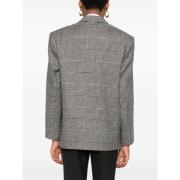 Houndstooth Quinn Zwarte Blazer Anine Bing , Gray , Dames