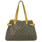 Pre-owned Canvas totes Louis Vuitton Vintage , Brown , Dames