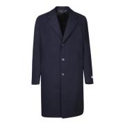 Blauwe Elegante Jas Aw24 Canali , Blue , Heren