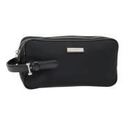 Pre-owned Nylon clutches Burberry Vintage , Black , Dames