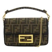 Pre-owned Canvas fendi-bags Fendi Vintage , Brown , Dames