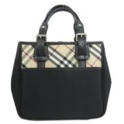 Pre-owned Nylon totes Burberry Vintage , Black , Dames