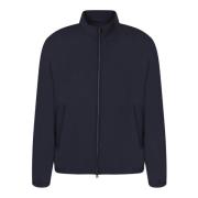 Bomberjack met rechte zoom en ritssluiting Herno , Blue , Heren