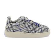 Ruitpatroon Sneaker Box Burberry , Blue , Heren