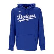 Dodgers Wordmark Performance Hoodie Blauw Nike , Blue , Heren