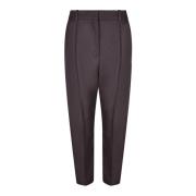 Bruine Wollen Broek Stella McCartney , Brown , Dames