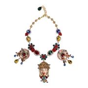 Multicolor Kristal Ketting Halsketting Dolce & Gabbana , Multicolor , ...