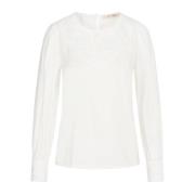 Romantische Vrouwelijke Lucy Blouse Off White RUE de Femme , White , D...