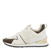 Pre-owned Canvas sneakers Louis Vuitton Vintage , White , Dames