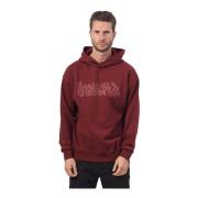 Vlam Logo Hoodie Regular Fit Disclaimer , Red , Heren