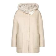 Beige Jack voor Vrouwen Aw24 Moorer , Beige , Dames