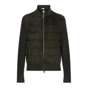 Vest met gewatteerde voorkant Moncler , Black , Heren