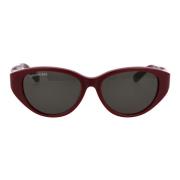 Stijlvolle zonnebril met model Bb0209Sa Balenciaga , Red , Dames