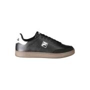 Zwarte Polyester Sneaker Fila , Black , Heren