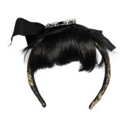 Multicolor Kristallen Haarband Dolce & Gabbana , Black , Dames