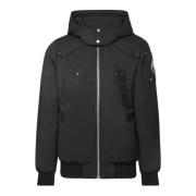 Zwarte jas voor mannen Aw24 Moose Knuckles , Black , Heren