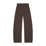 Bawa, hoog getailleerde bruine broek Cortana , Brown , Dames