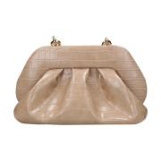 Croco Clutch Tas Beige Elegant Sportief THEMOIRè , Beige , Dames