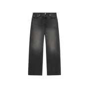 Straight Cut Denim Jeans Rhude , Black , Heren