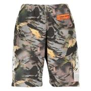 Gedrukte Fleece Shorts Heron Preston , Multicolor , Heren