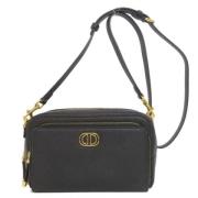 Pre-owned Leather dior-bags Dior Vintage , Black , Dames