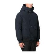 Winterblend Jassen voor Heren Woolrich , Blue , Heren