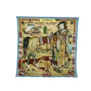 Pre-owned Silk scarves Hermès Vintage , Multicolor , Dames