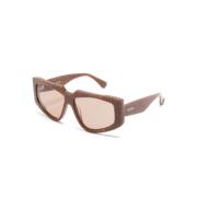 Mm0125 56E Sunglasses Max Mara , Brown , Dames