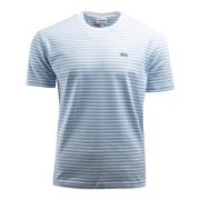 Heren T-shirt Lacoste , Blue , Heren