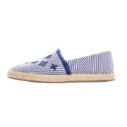 Pre-owned Canvas espadrilles Louis Vuitton Vintage , Blue , Dames