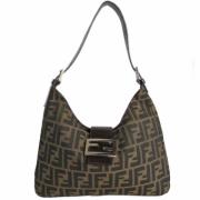 Pre-owned Canvas fendi-bags Fendi Vintage , Brown , Dames