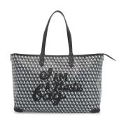 Tote Tas met Ritssluiting Motief Anya Hindmarch , Gray , Dames