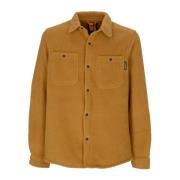 Lange Mouw Fleece Overshirt Tarwe Boot Timberland , Brown , Heren