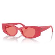 Retro-geïnspireerde Kat Rb4427 zonnebril Ray-Ban , Red , Unisex