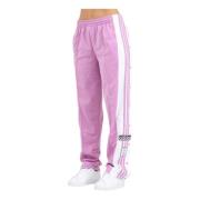 Paarse Sportieve Adibreak Broek Adidas Originals , Purple , Dames