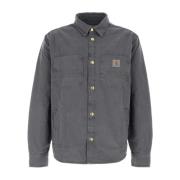 Grafiet Denim Overhemd Jas Carhartt Wip , Gray , Heren