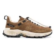 Suède sneakers met leren voering Premiata , Brown , Heren